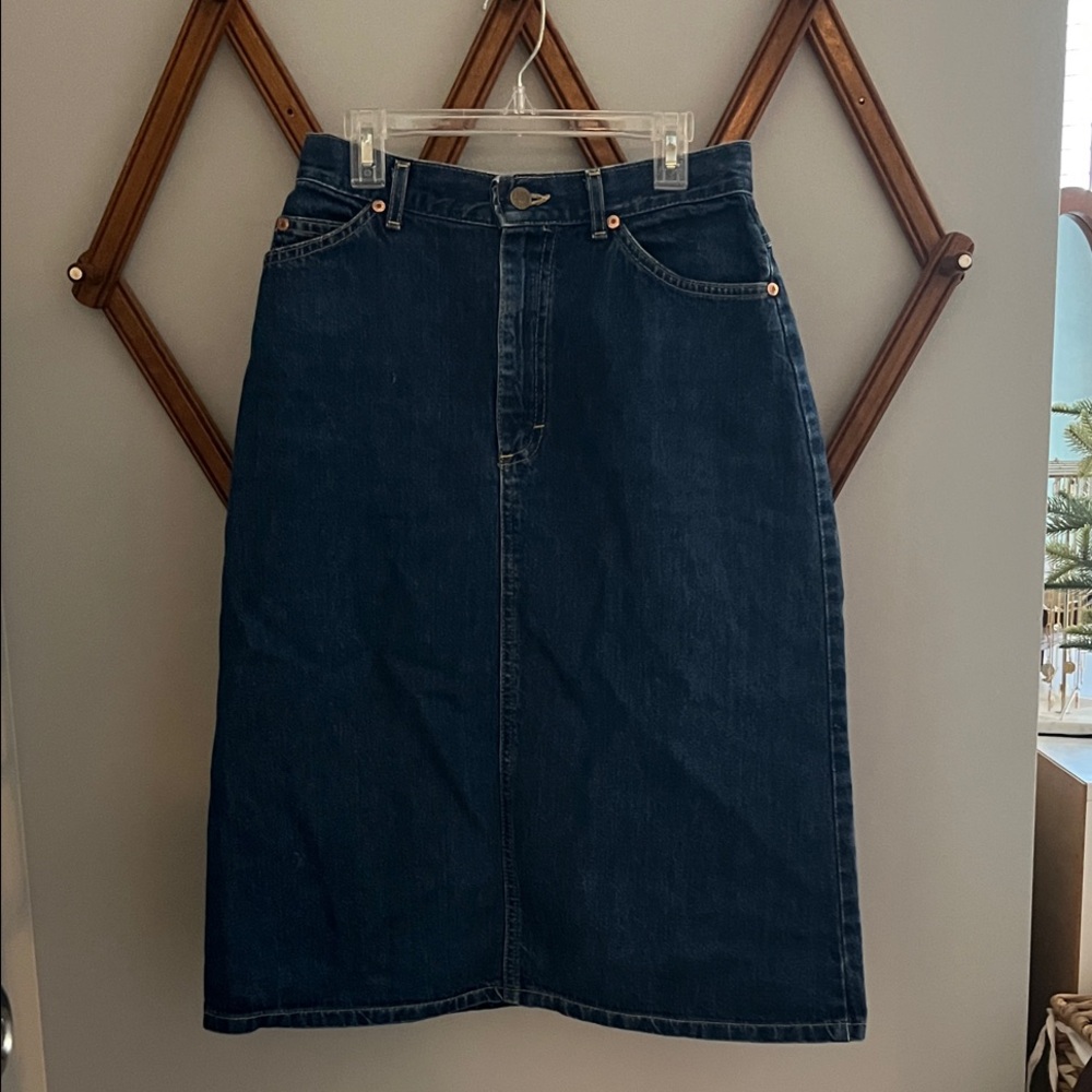 Lee Indigo Denim Skirt